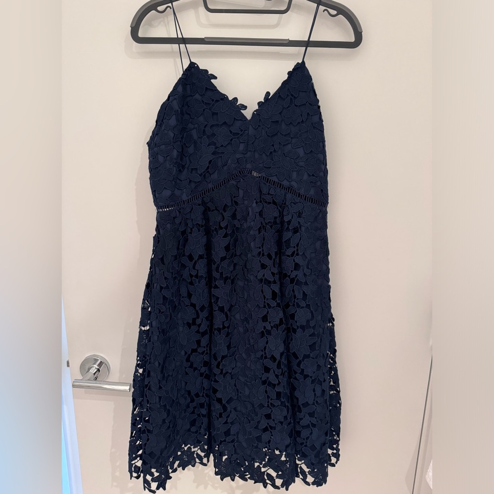 Oak + Fort Floral Lace Dress